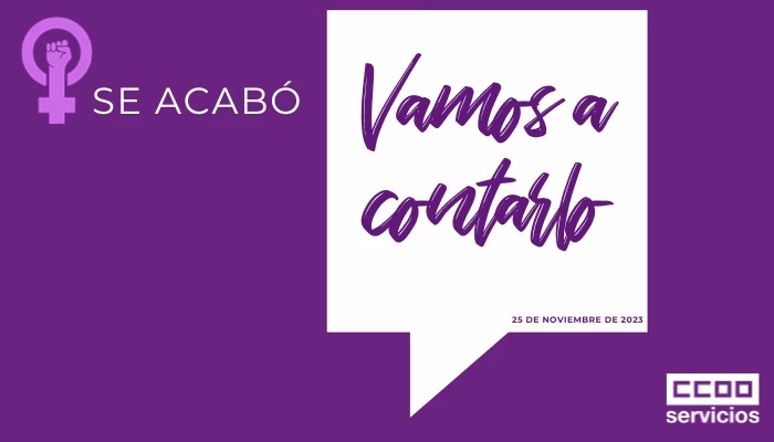 Manifiesto de Servicios CCOO por el DÍA INTERNACIONAL DE LA ELIMINACIÓN DE LA VIOLENCIA CONTRA LA MUJER