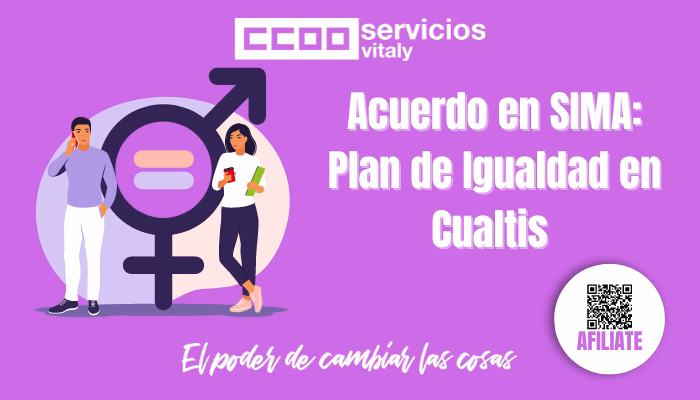 Acuerdo en la sede de SIMA, tras el arbitraje en la negociación del Plan de igualdad Cualtis-Vitaly