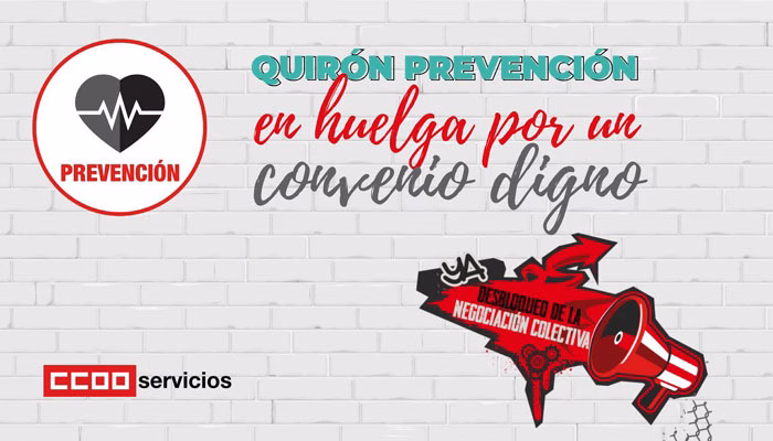 Convocada por primera vez una huelga en Quirón Prevención